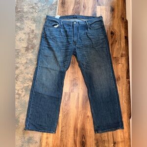 Levi's Men's Dark Blue Straight-Leg Jeans